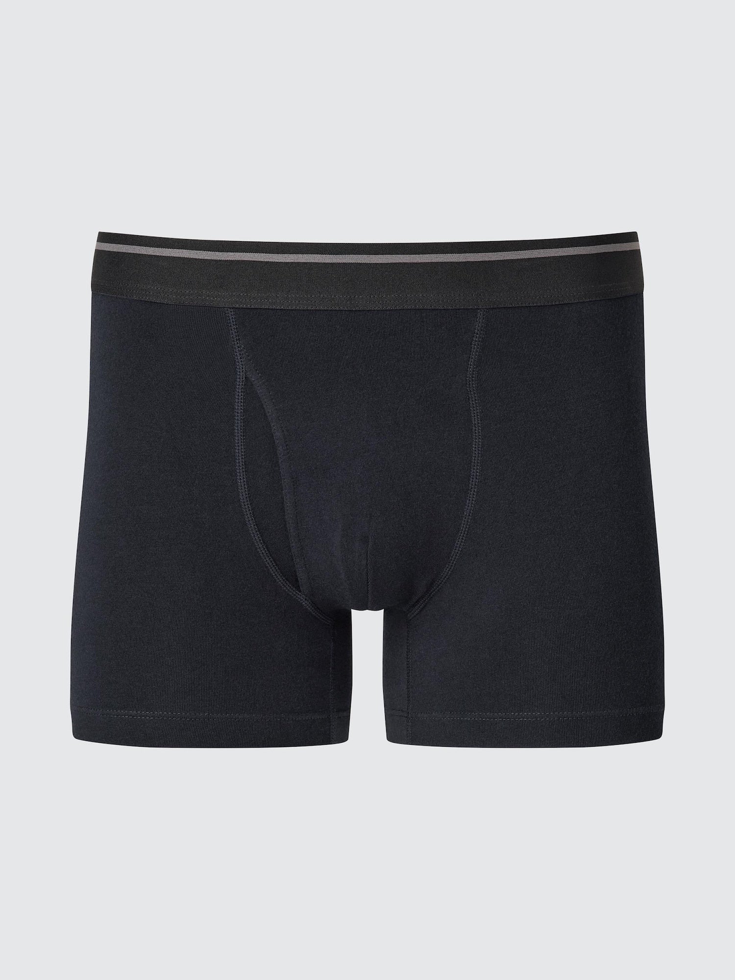 Cotton Boxer Briefs - BLACK