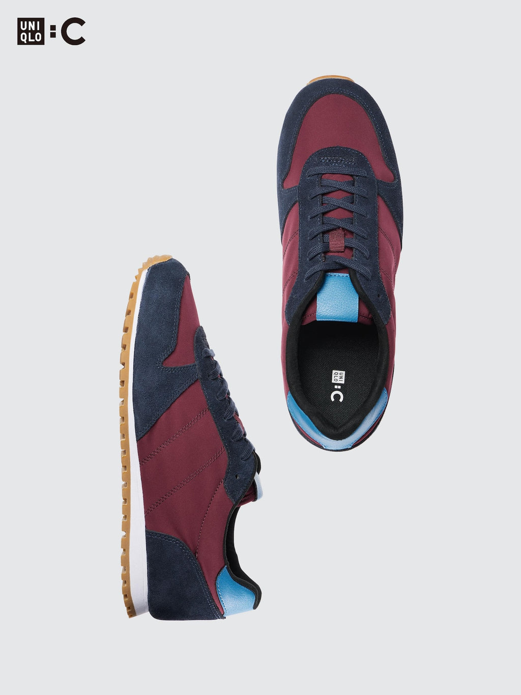 Combination Sneaker - WINE