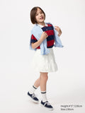GIRLS Jersey Mini Skort Embroidery - WHITE