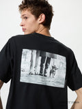 Elliott Erwitt UT (Short Sleeve Graphic T-Shirt) - BLACK