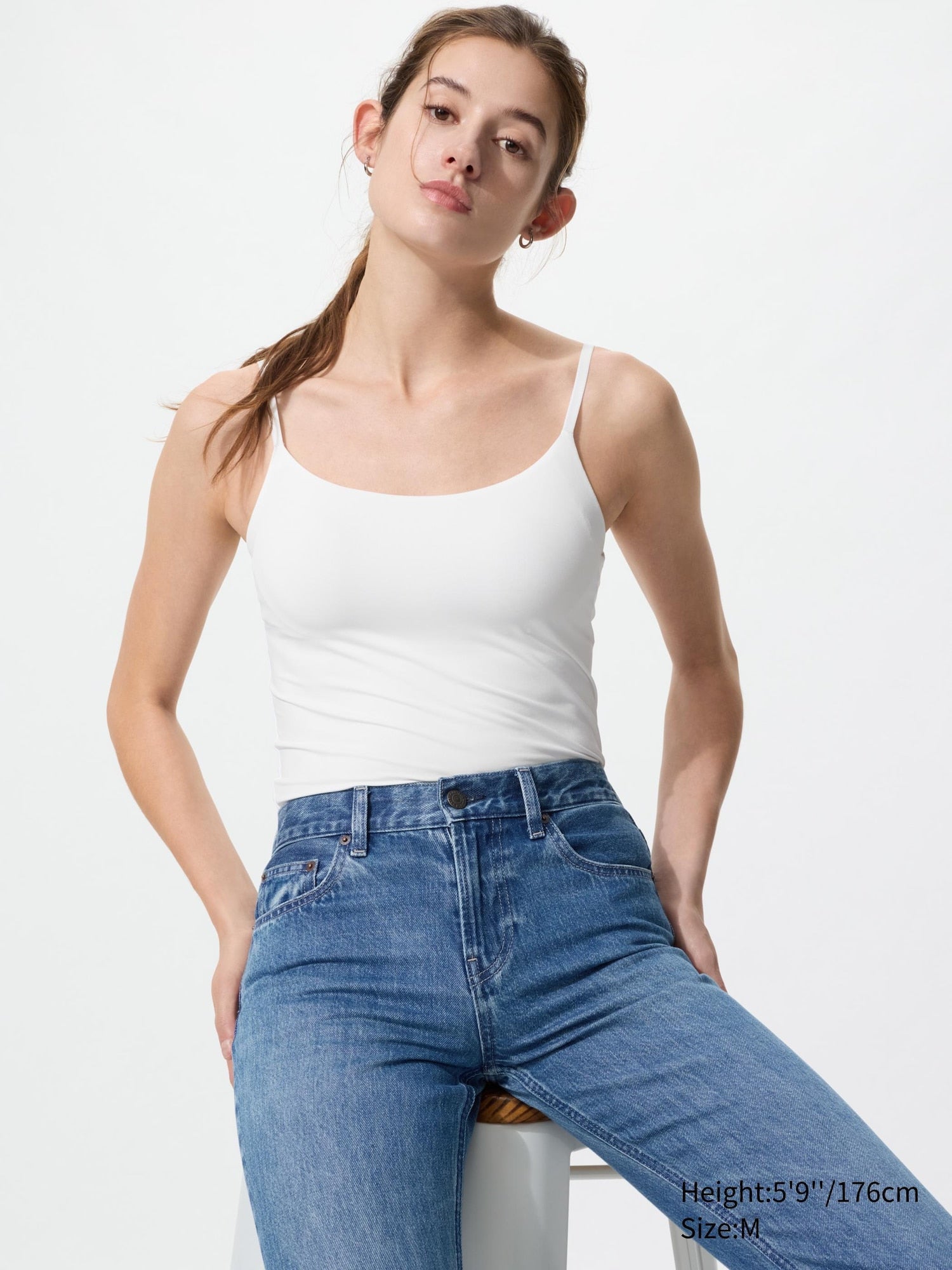 AIRism Bra Camisole - WHITE