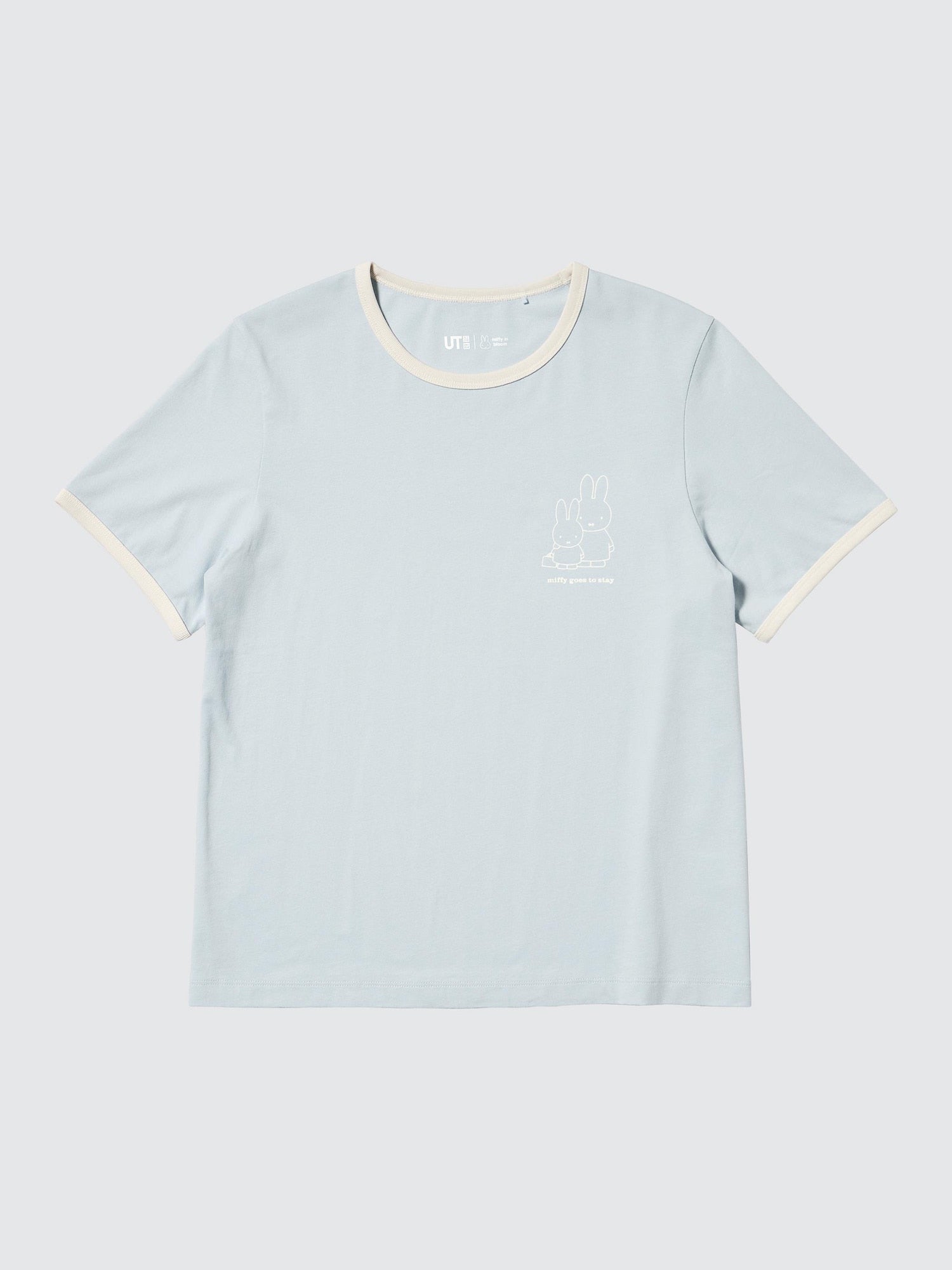 miffy in bloom UT (Short Sleeve Graphic T-Shirt) - LIGHT BLUE