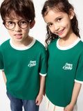 KIDS AIRism Cotton Graphic Crew Neck T-Shirt - GREEN