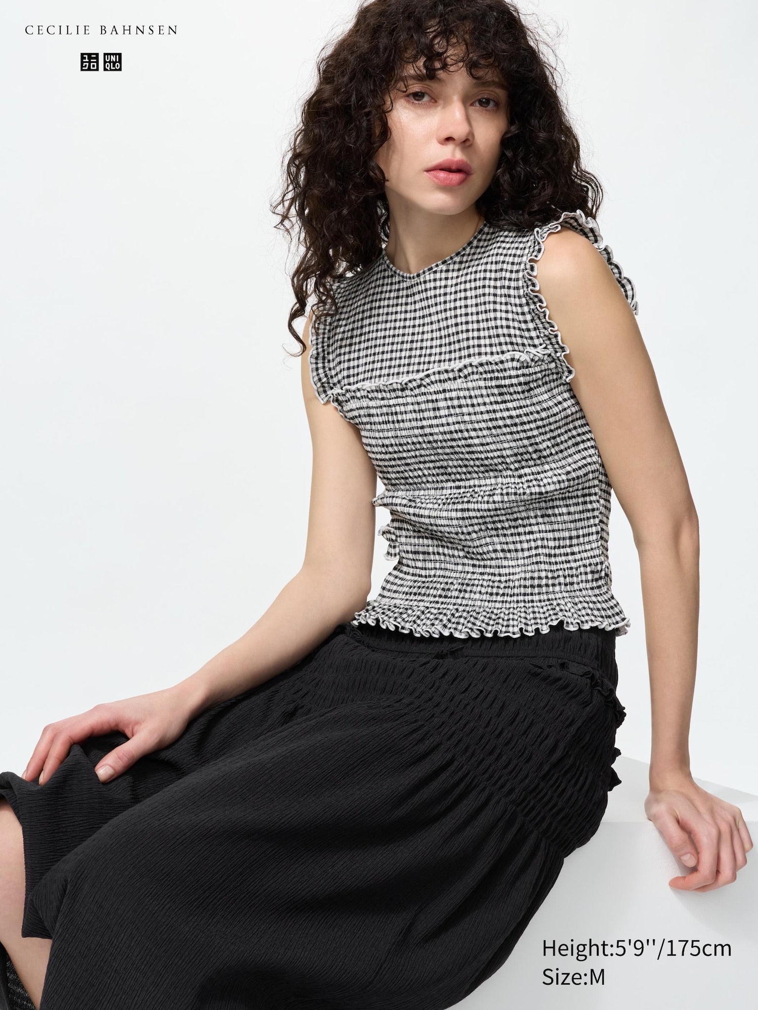 Shirring T Sleeveless - OFF WHITE