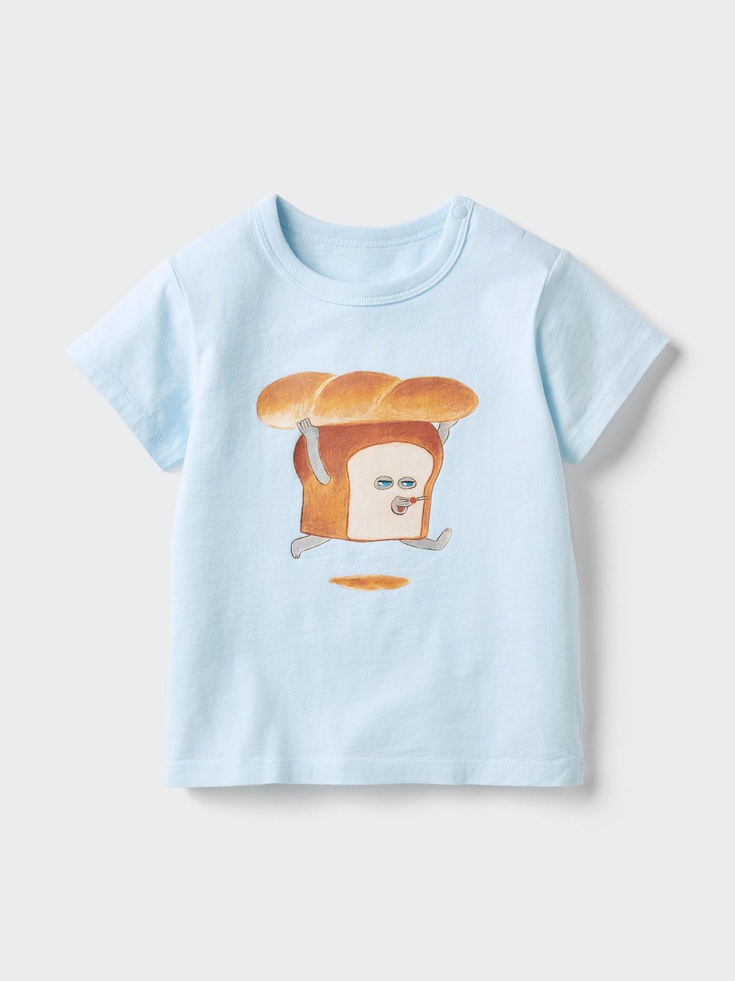The Picture Book Collection UT (Short Sleeve Graphic T-Shirt) (Bread Thief) - LIGHT BLUE