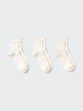Regular Socks 3 Pairs Crew Mellow - BLACK