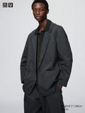 Relax Fit Jacket - BLACK