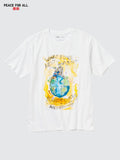 PEACE FOR ALL F. Risso Short Sleeve T-Shirt - WHITE