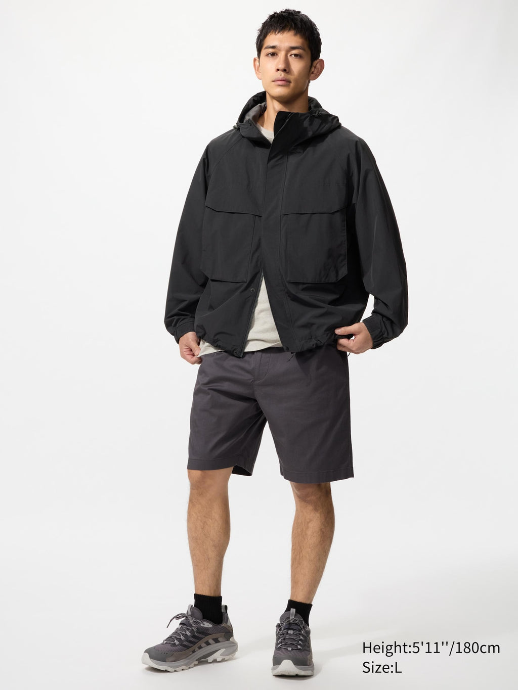Stretch Easy Shorts - DARK GRAY