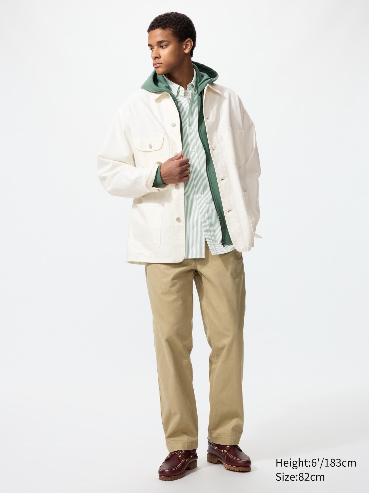Regular Chino Pants - BROWN