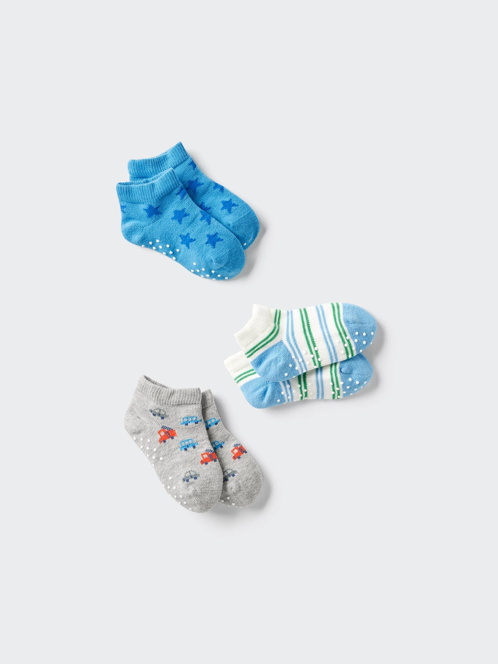 Short Socks 3 Pairs - BLUE