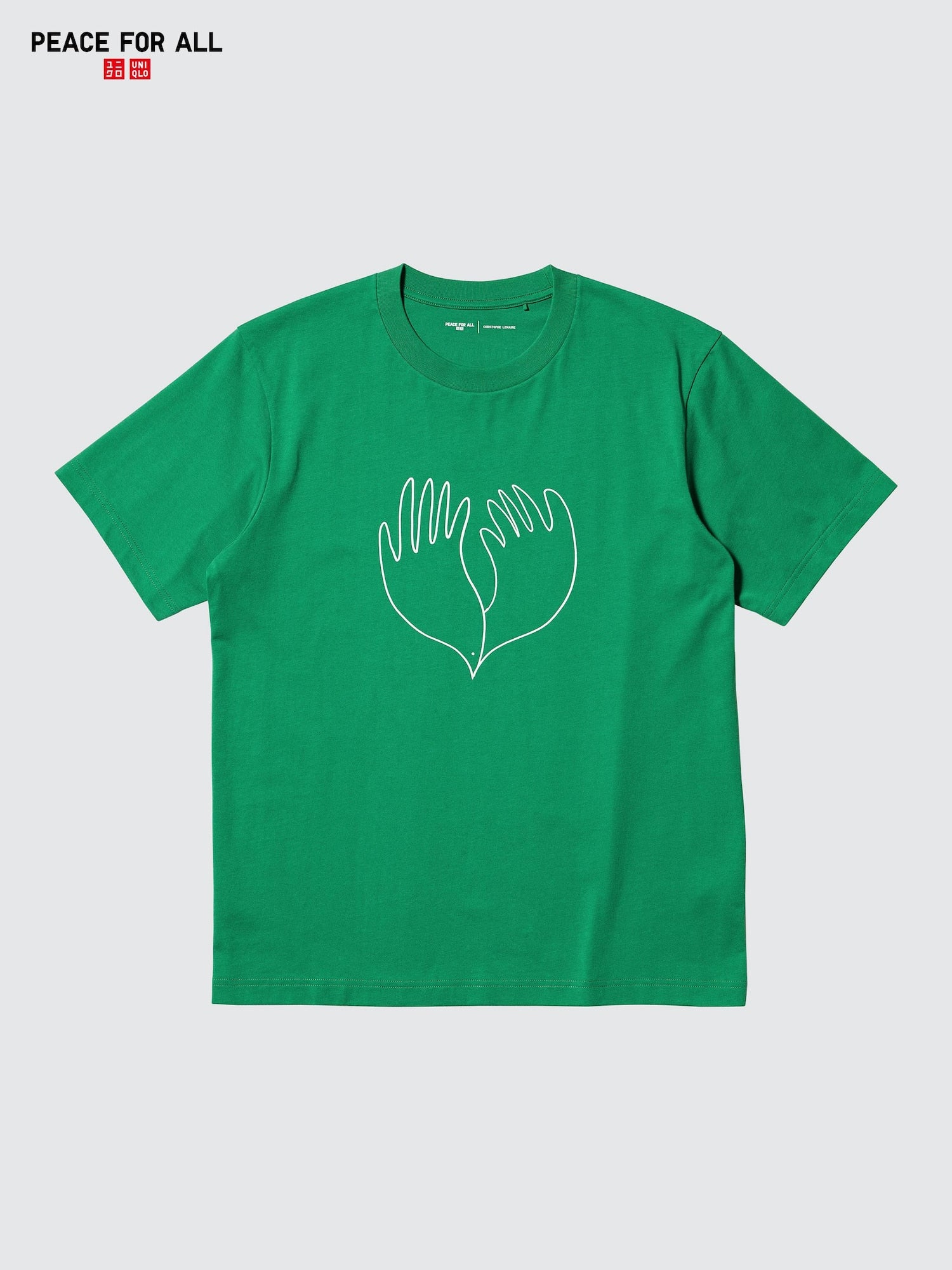 PEACE FOR ALL Christophelemaire UT (Short Sleeve Graphic T-Shirt) - GREEN