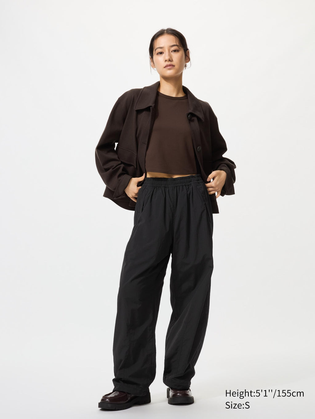 Warm Lined Pants (Shorter Length) - BLACK
