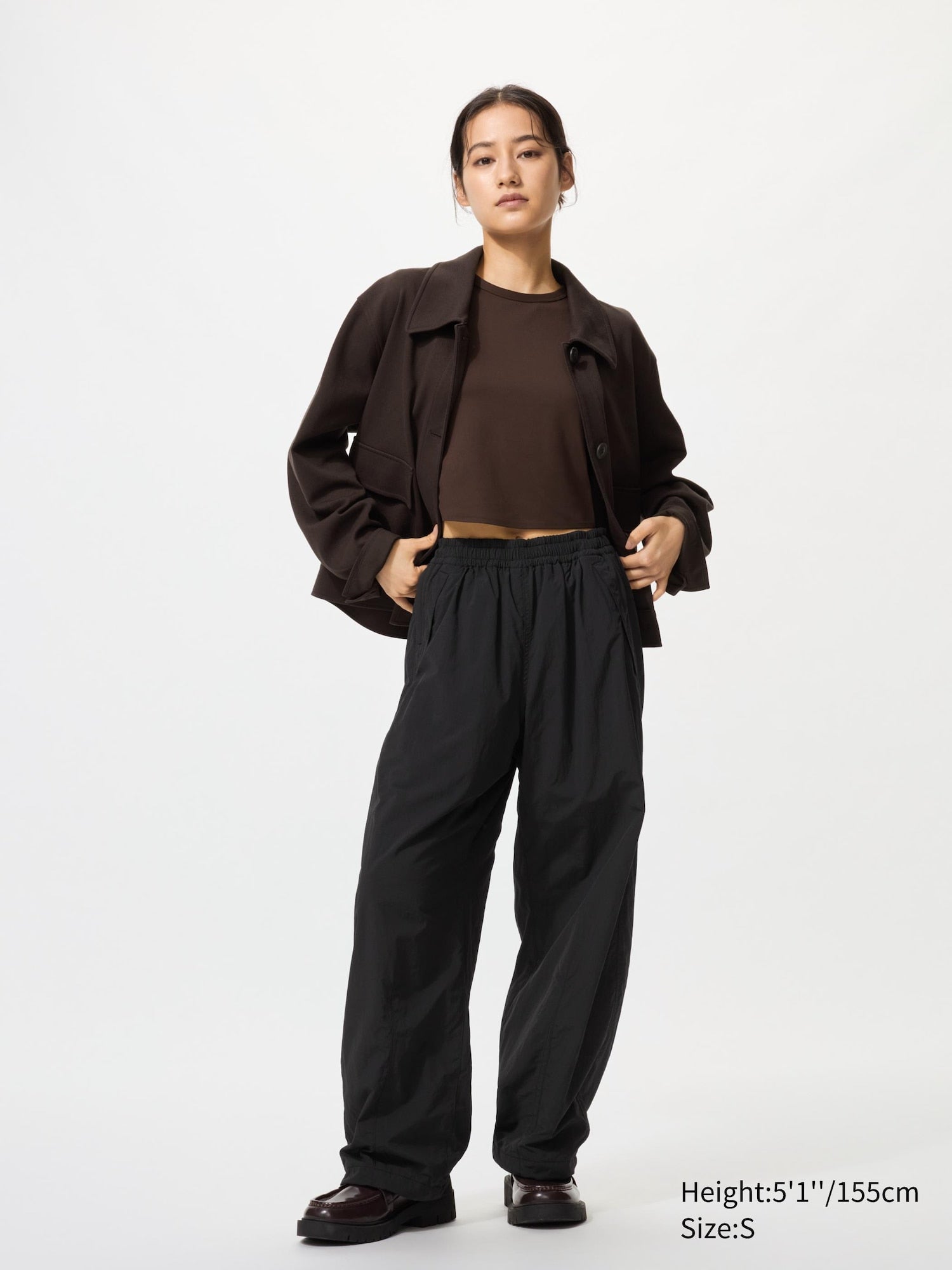 Warm Lined Pants (Shorter Length) - BLACK