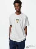 MANGA 100th UT - Coji-Coji (Short Sleeve Graphic T-Shirt) - LIGHT GRAY