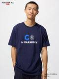 PEACE FOR ALL Ichiriki Short Sleeve T-Shirt - NAVY