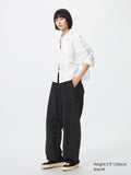 Easy Utility Pants - BLACK