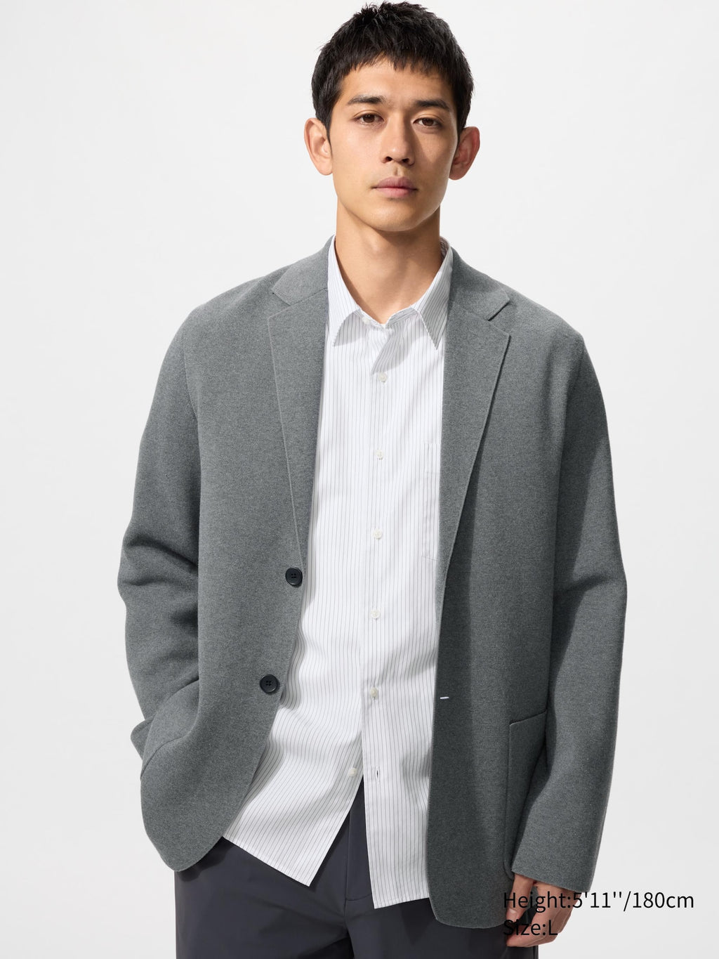 Milano Rib Jacket - GRAY