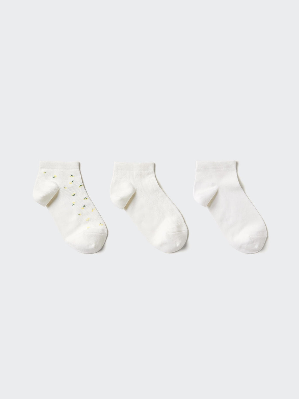 Short Socks 3 Pairs - OFF WHITE