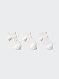 Short Socks 3 Pairs - OFF WHITE