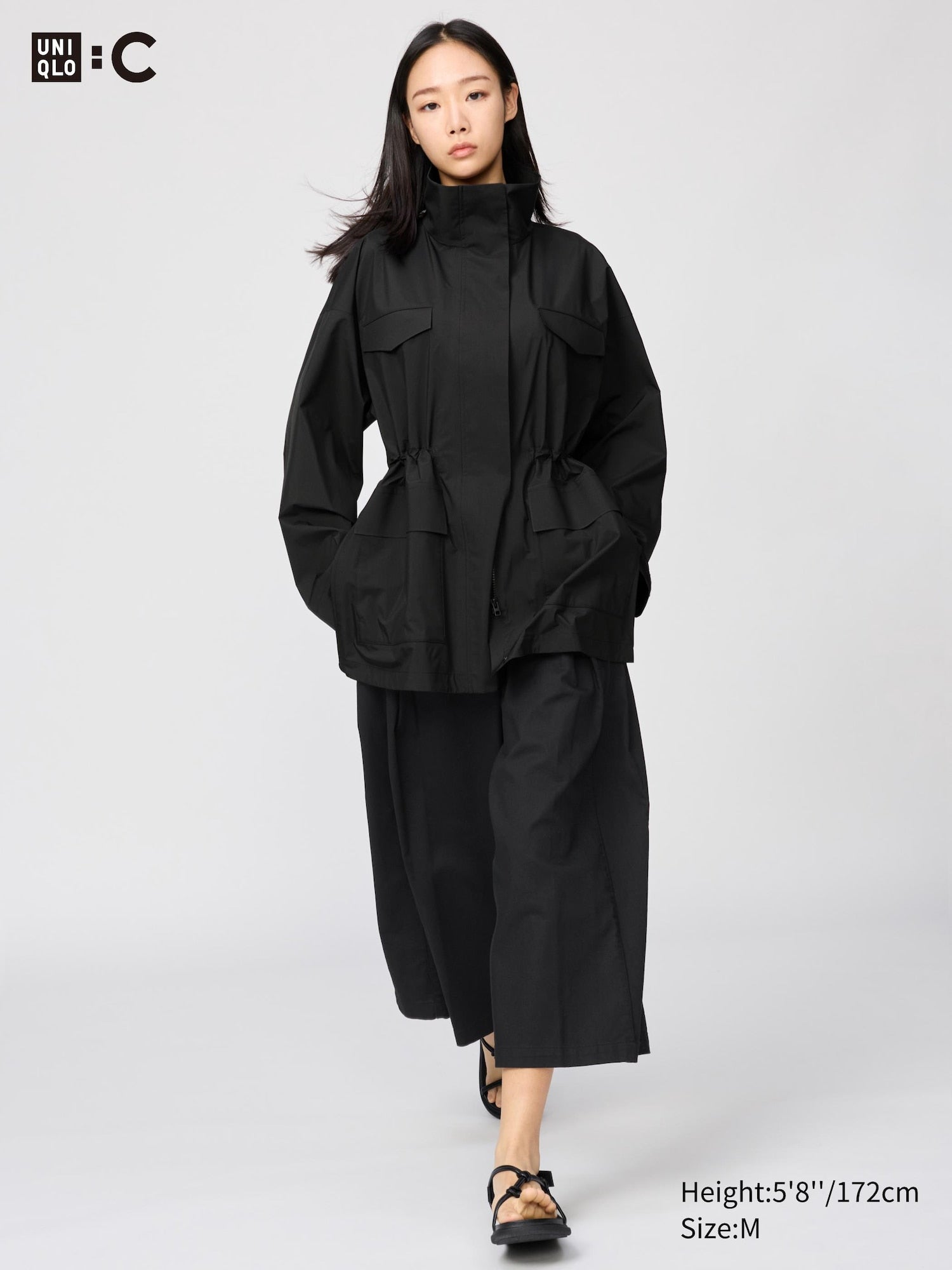 Cotton Culotte - BLACK