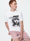 Musical Icons UT (Short Sleeve Graphic T-Shirt) (Les Misérables) - WHITE