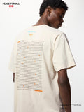 PEACE FOR ALL Akamai Short Sleeve T-Shirt - NATURAL