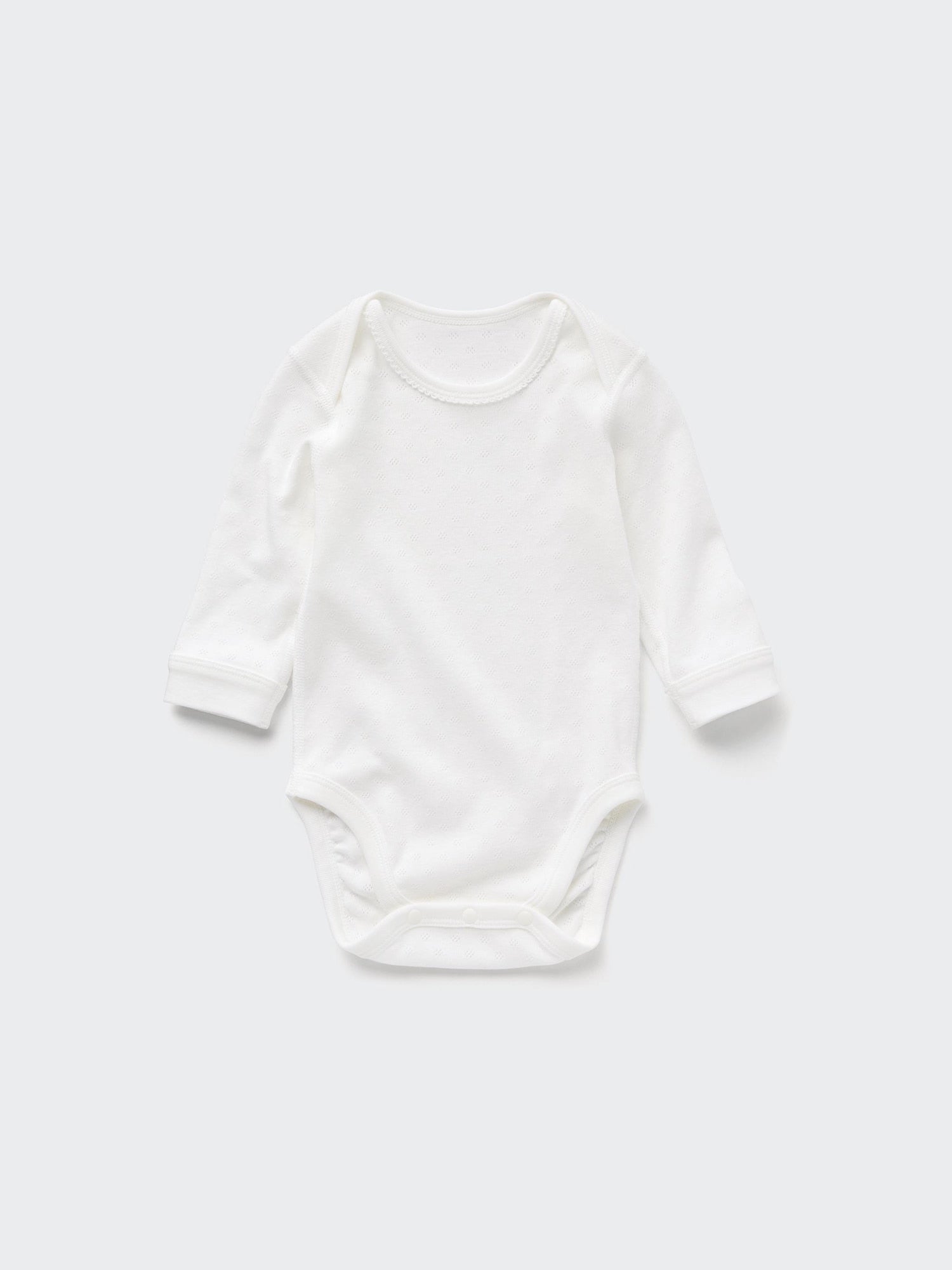 Long Sleeve Bodysuit Pointelle - PINK