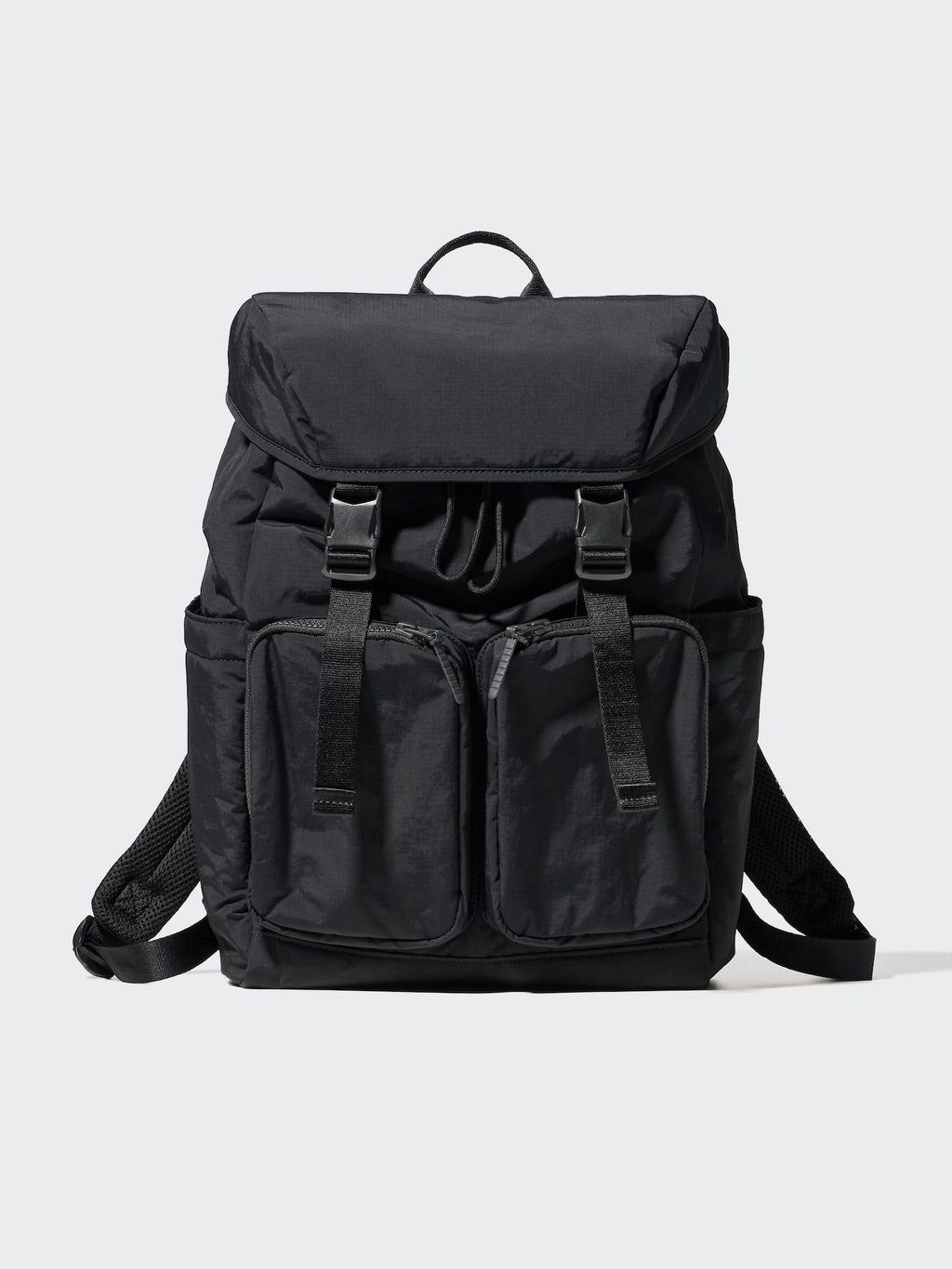 Multi Pocket Backpack - BLACK