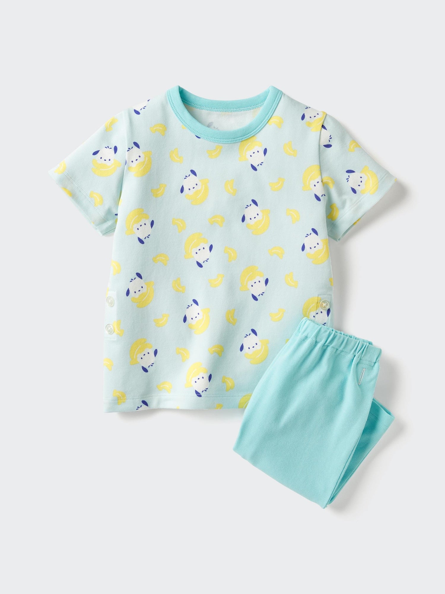 Sanrio Characters Dry Pajamas Short Sleeve - LIGHT BLUE