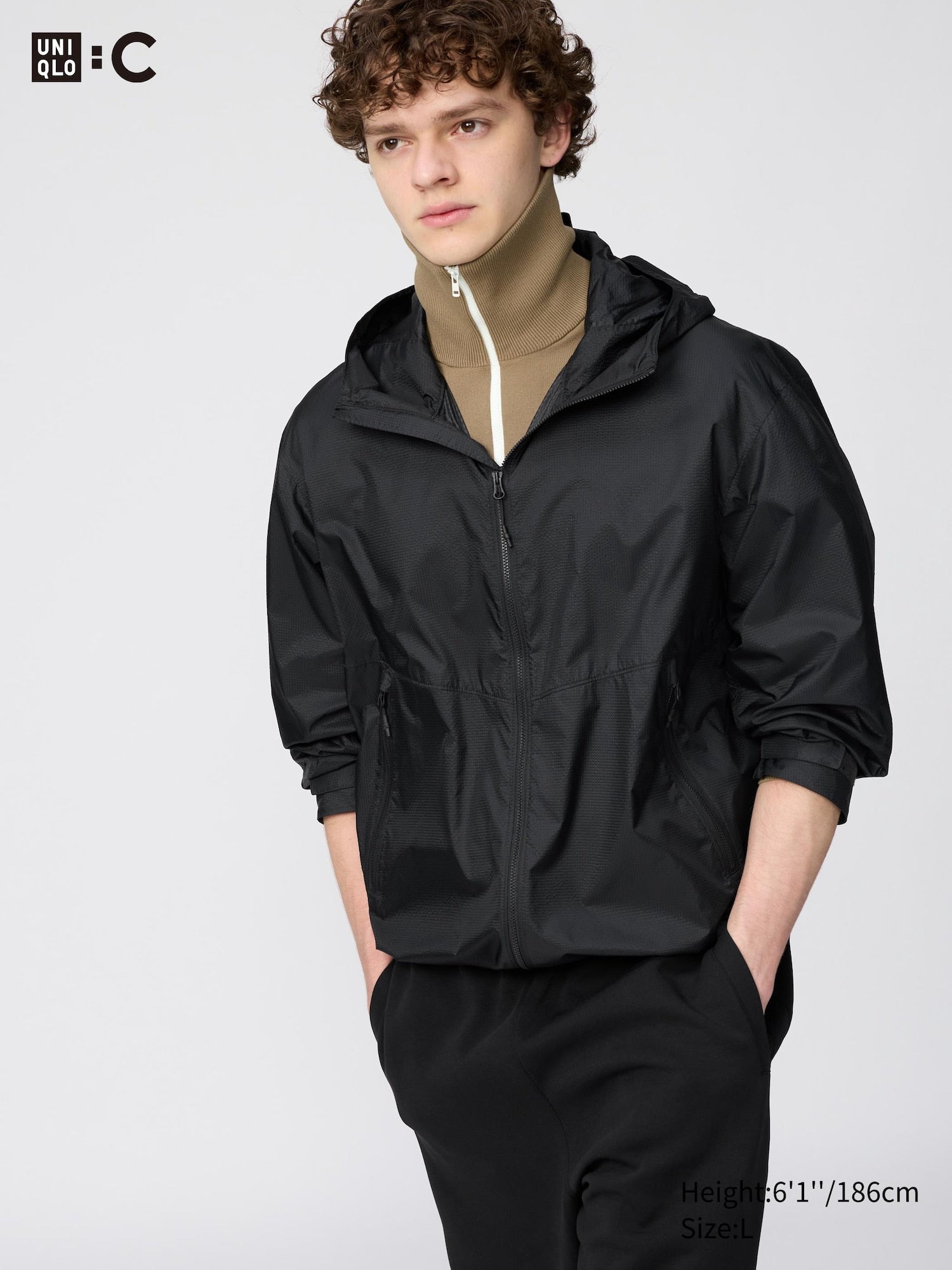 Light Weight Parka - BLACK