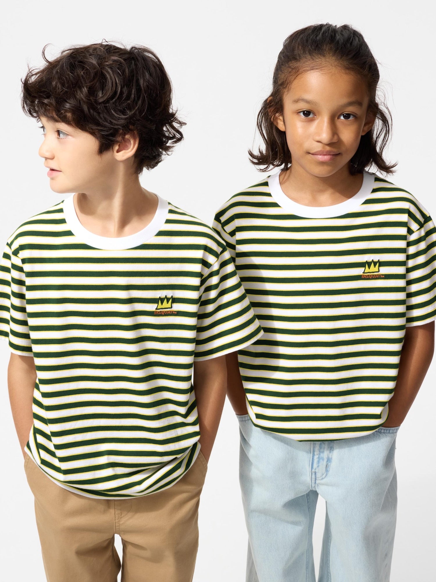 KIDS NY POP ART UT (Short Sleeve Graphic T-Shirt) - OLIVE