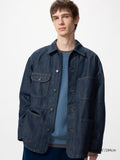 Utility Jacket Denim - BLUE