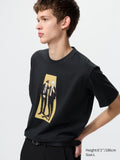MANGA 100th UT - Jujutsu Kaisen (Short Sleeve Graphic T-Shirt) - BLACK