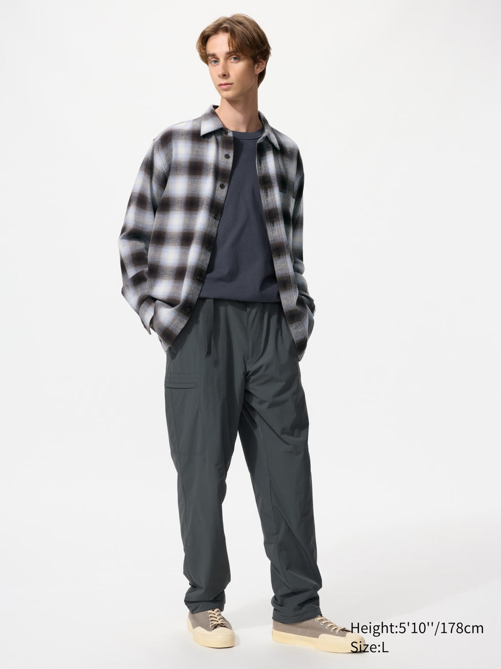 Warm Lined Pants (Regular Length) - KHAKI
