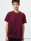 MANGA 100th UT - Rurouni Kenshin (Short Sleeve Graphic T-Shirt) - WINE