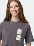 Monchhichi UT (Short Sleeve Graphic T-Shirt) - DARK BROWN