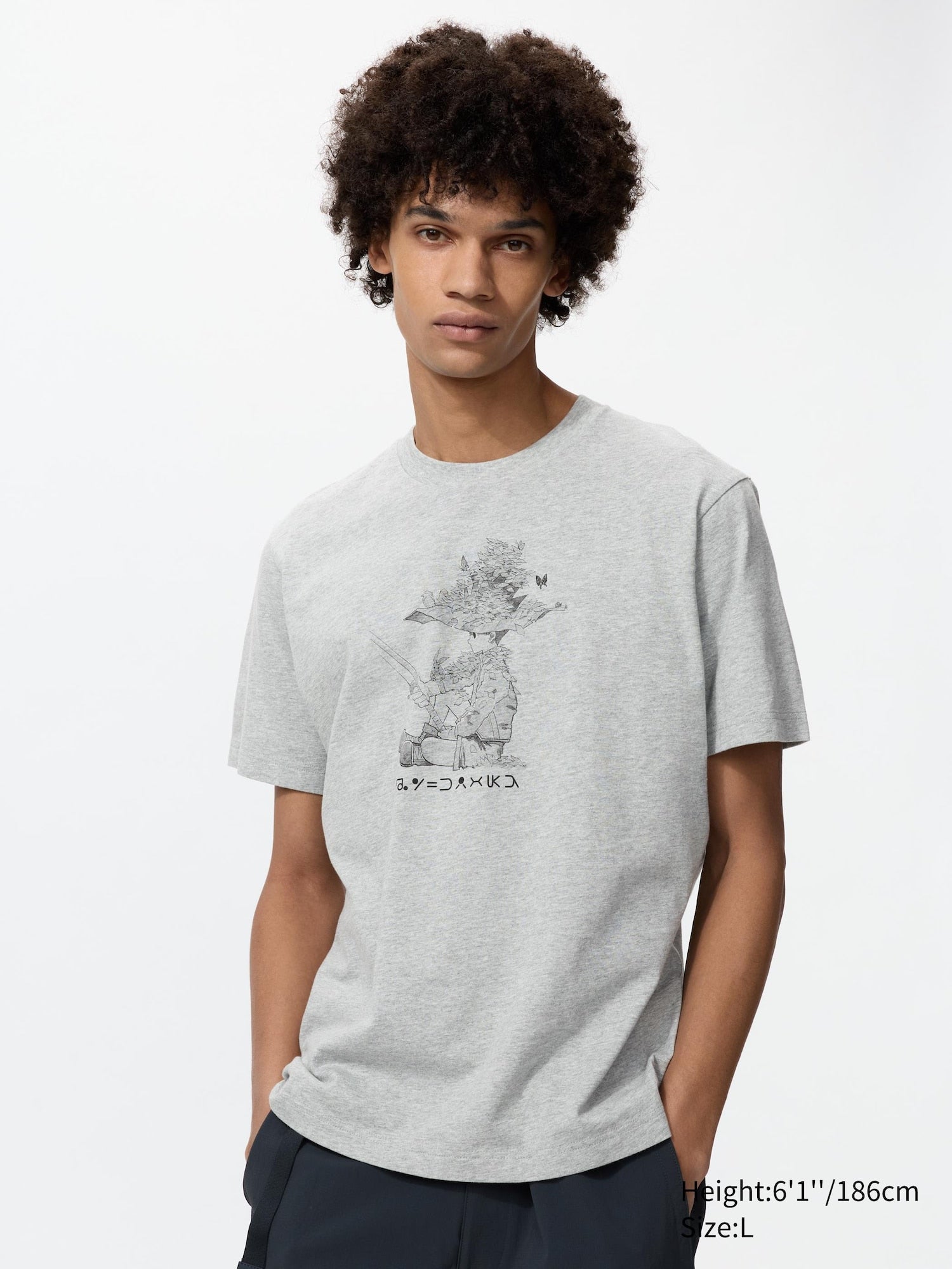 MANGA 100th UT - HUNTER x HUNTER (Short Sleeve Graphic T-Shirt) - GRAY