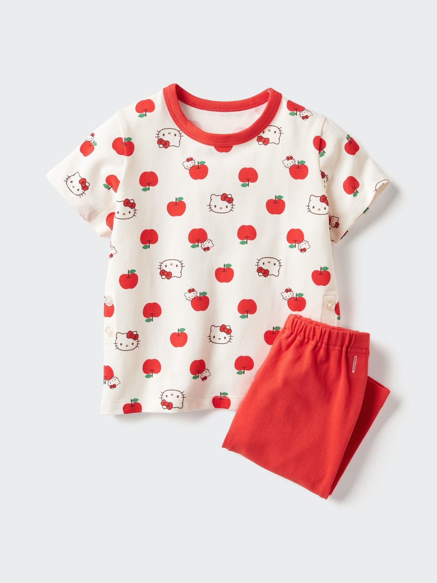 Sanrio Characters Dry Pajamas Short Sleeve - RED