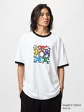 NY POP ART UT (Short Sleeve Graphic T-Shirt) - WHITE