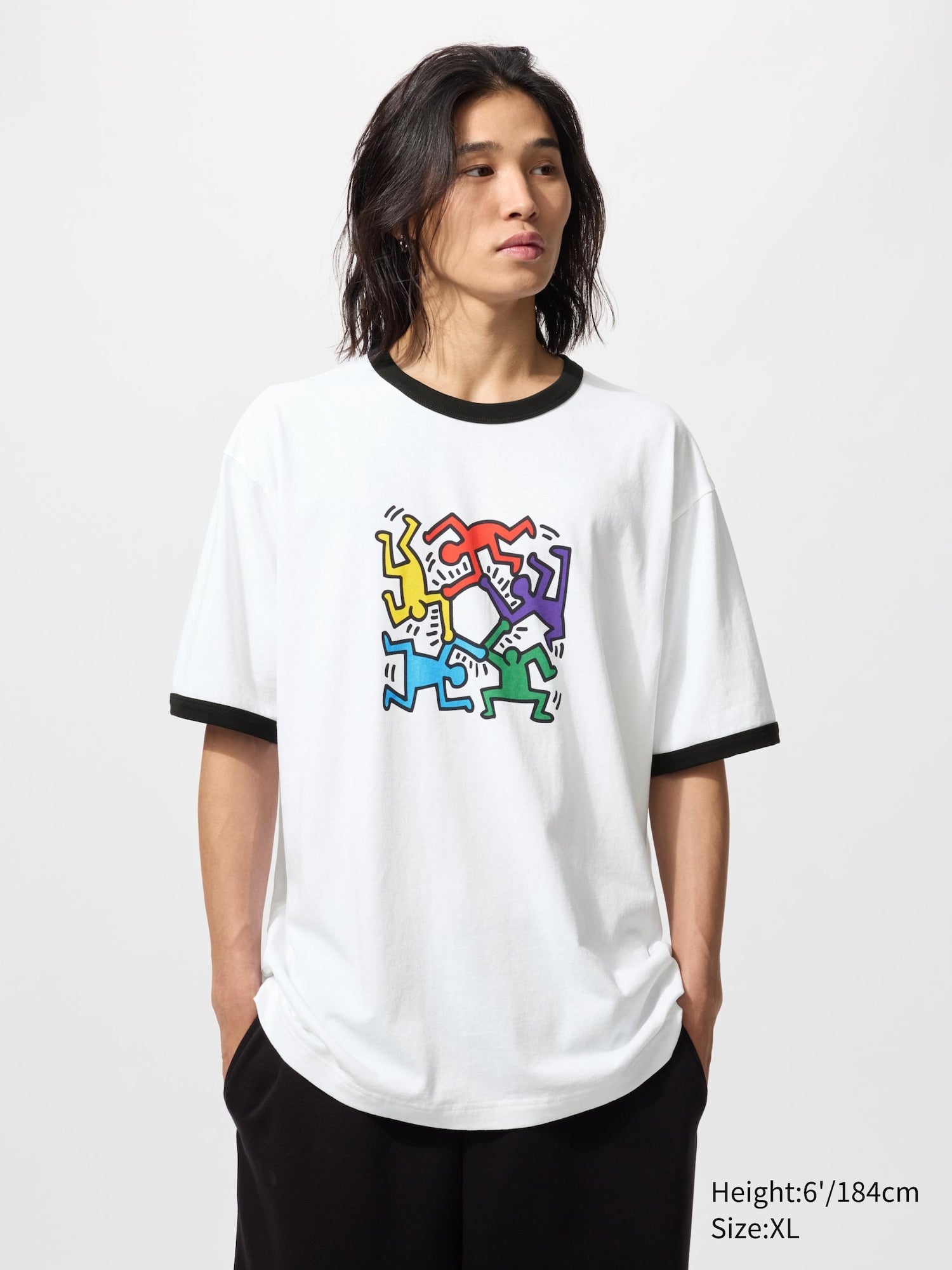 NY POP ART UT (Short Sleeve Graphic T-Shirt) - WHITE