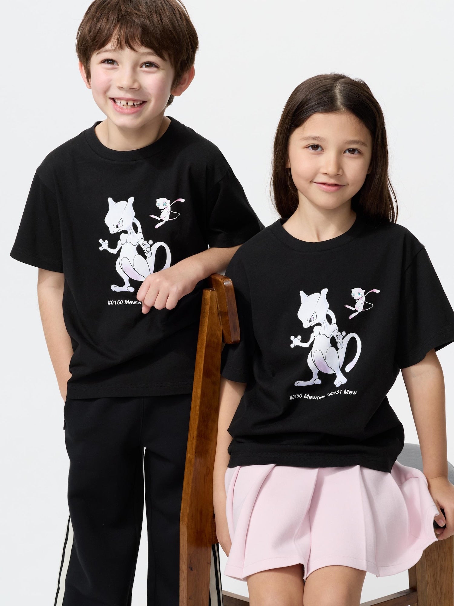 KIDS Pokemon UT (Short Sleeve Graphic T-Shirt) - BLACK