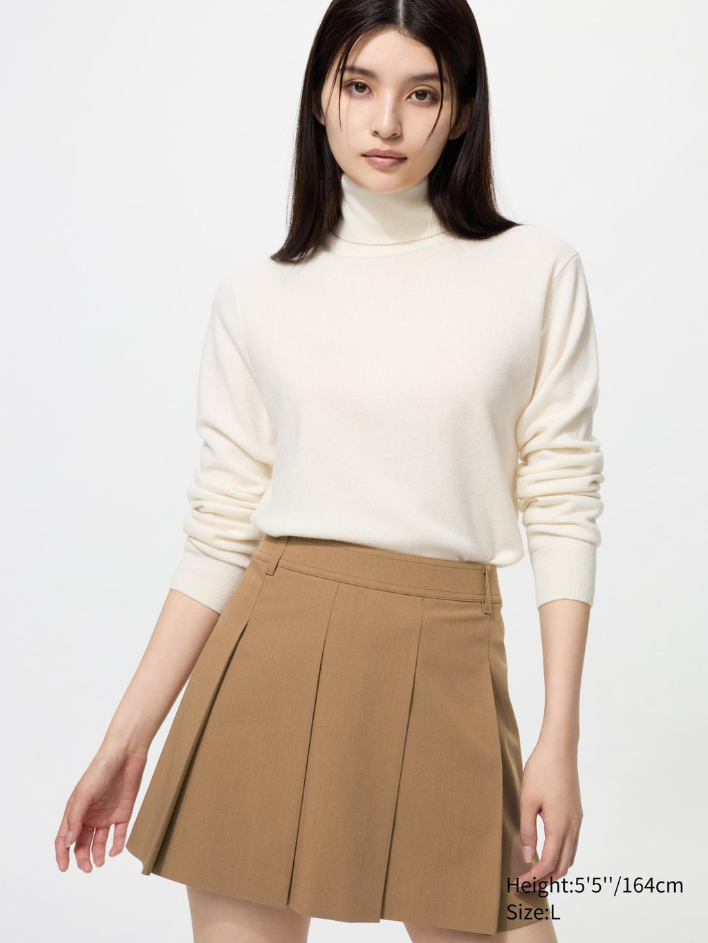 Cashmere Turtle Neck Sweater - OLIVE