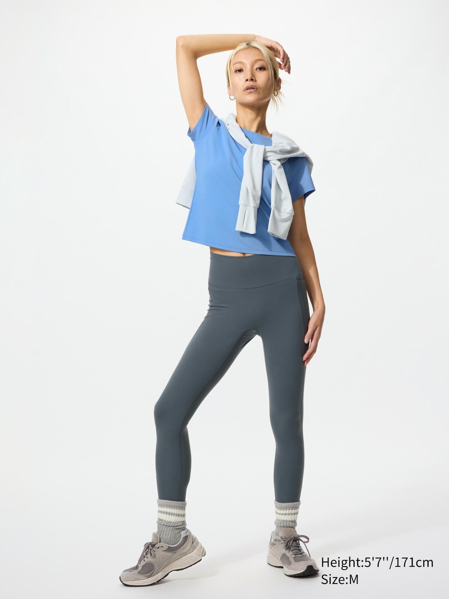 Ultra Stretch Active Leggings - DARK GRAY