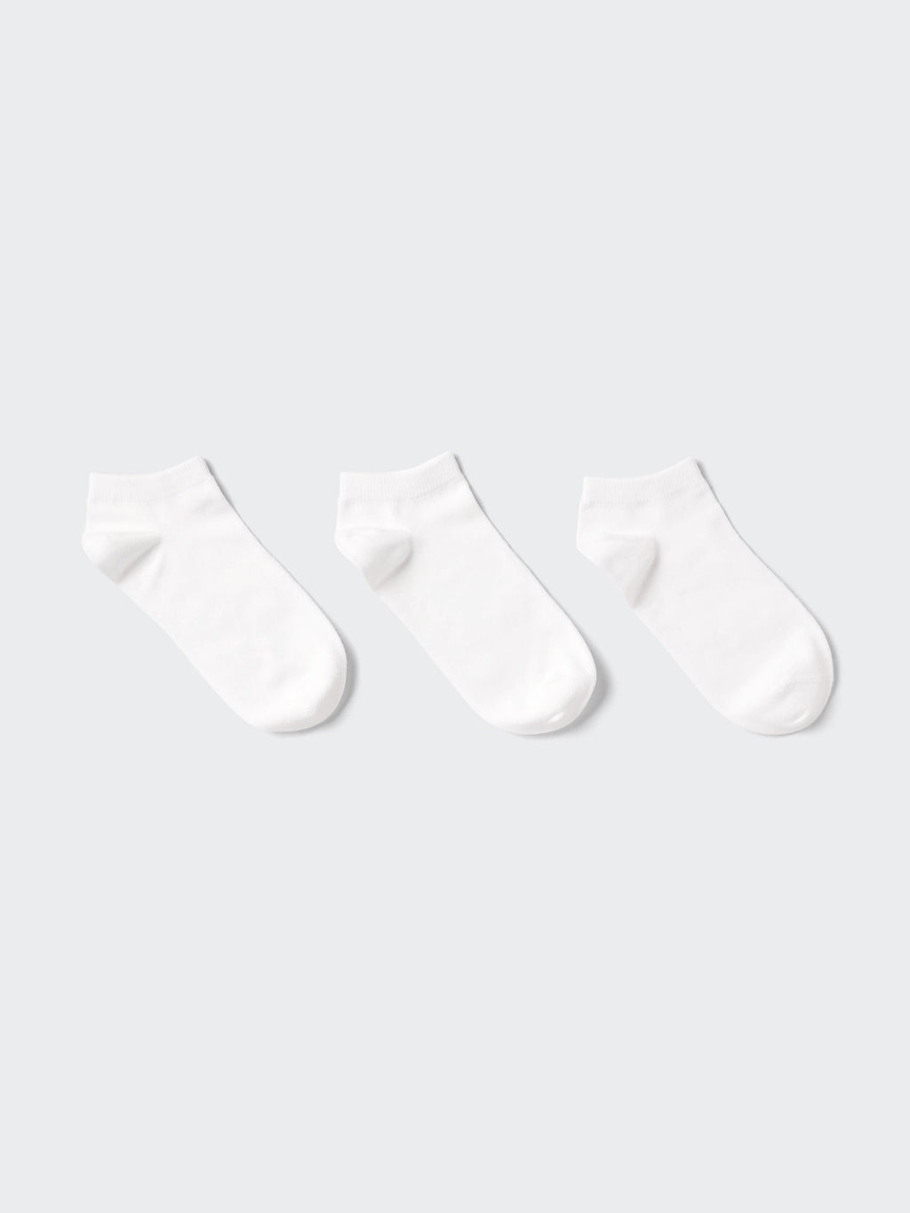 Short Socks 3 Pairs - WHITE
