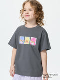 GIRLS Monchhichi UT (Short Sleeve Graphic T-Shirt) - GRAY