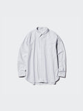 Oxford Shirt Long Sleeve (Striped) - YELLOW