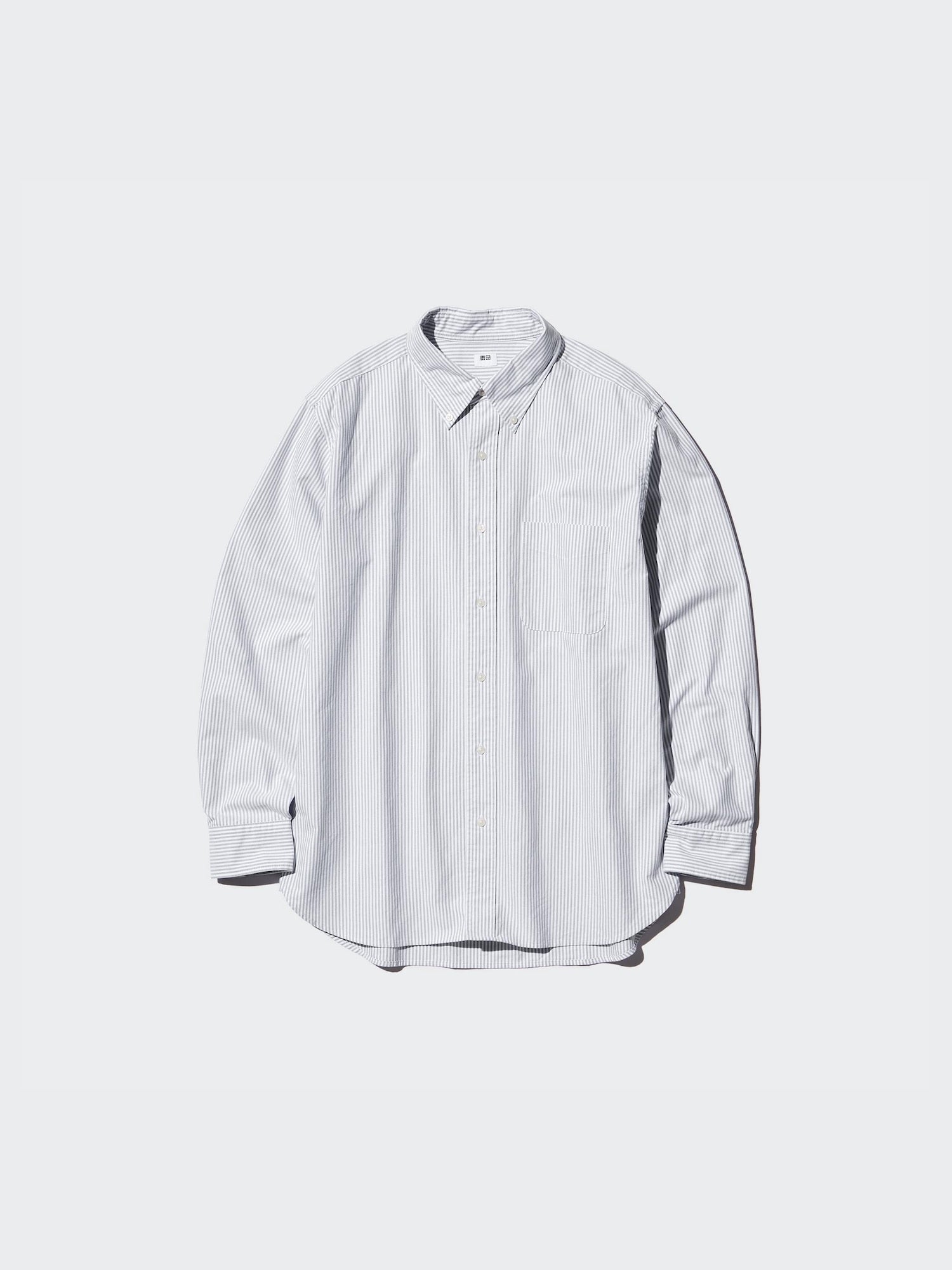 Oxford Shirt Long Sleeve (Striped) - YELLOW