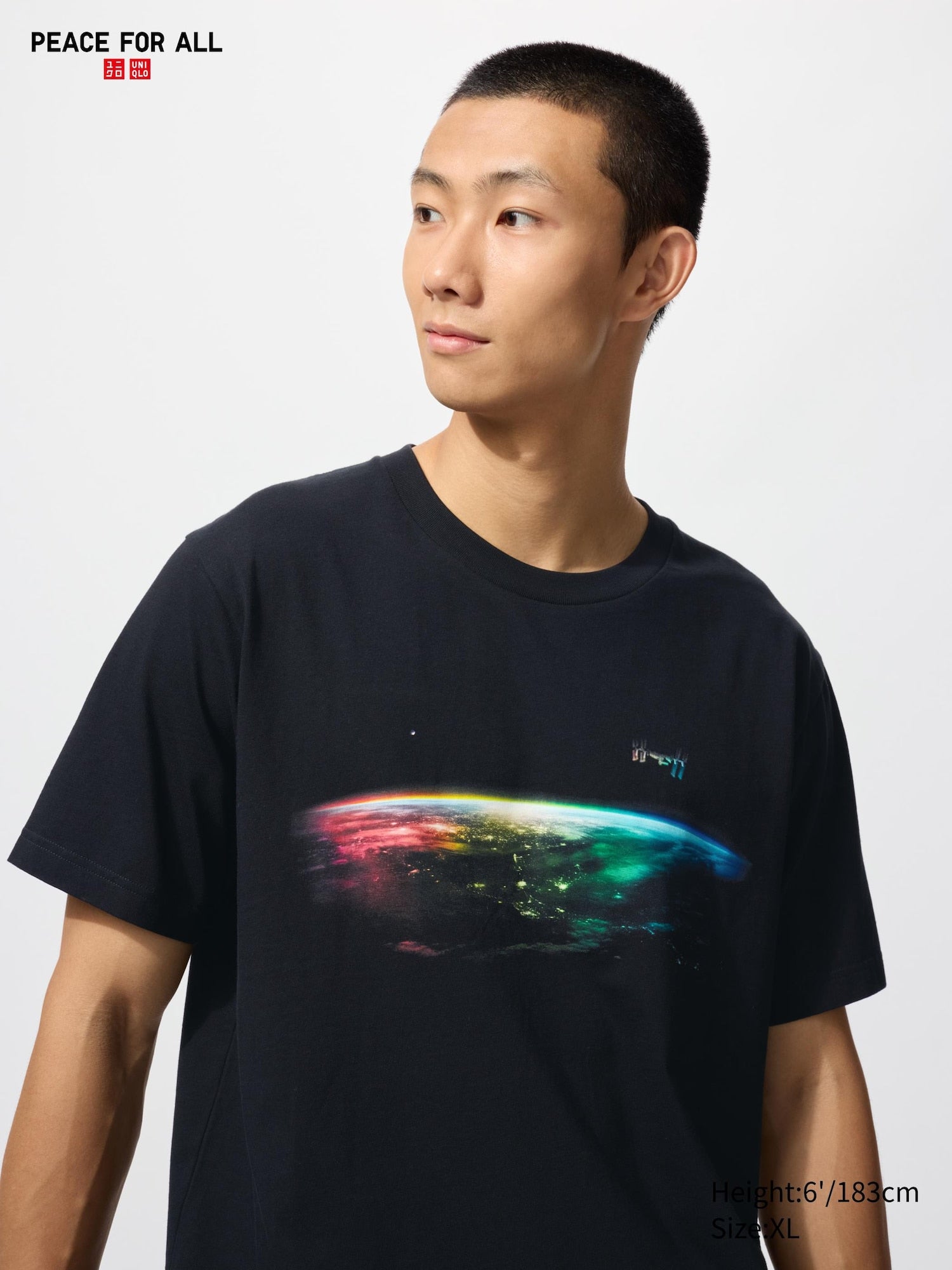 PEACE FOR ALL Artemis Short Sleeve T-Shirt - BLACK