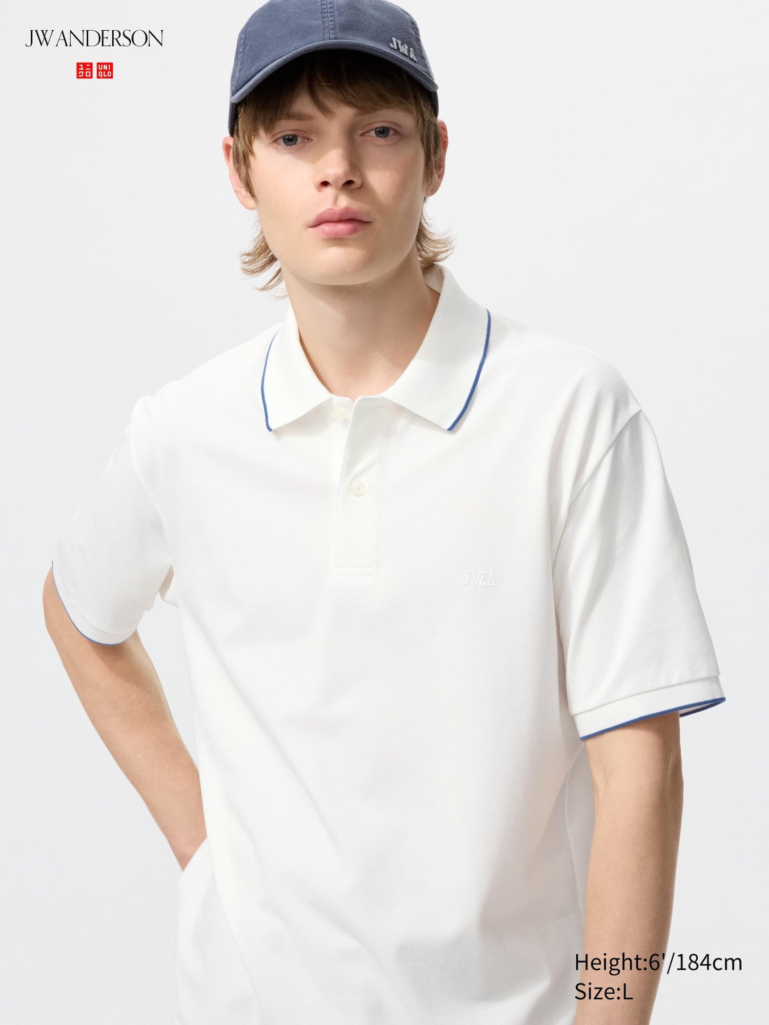 Dry Pique Polo Shirt - WHITE